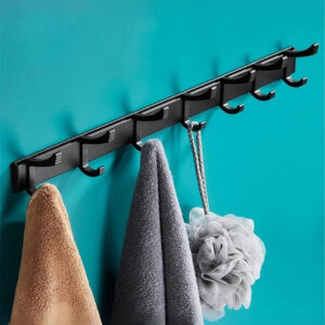 Porte manteau mural avec 7 doubles crochets