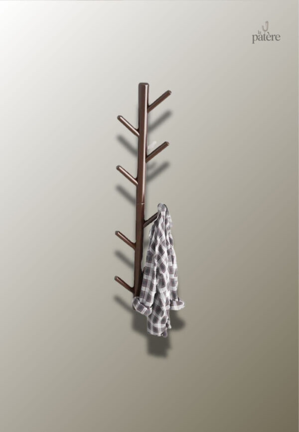 wall-mount-clothing-rack-coat-hanger-branches-natural-pin-hjs8d9-1 Porte manteau mural Grand Arbre en bois café