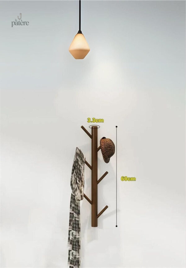 wall-mount-clothing-rack-coat-hanger-branches-natural-pin-jk2e9r-1 Porte manteau mural arbre mini café en bois élégant