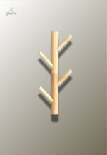 Porte manteau mural Petit Arbre en bois design moderne