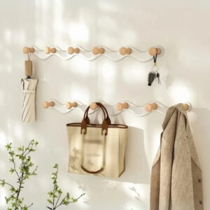 Porte manteau mural élégant avec 5 crochets pratiques