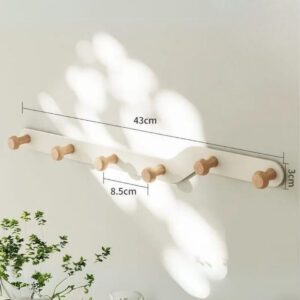 Porte manteau mural Z en 6 points pour une organisation optimale