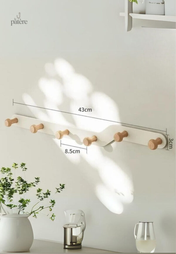 wall-mounted-clothes-rack-high-load-capacity-4-5-6-7-8-ho-ftwblt-1 Porte manteau mural Z en 6 points pour une organisation optimale