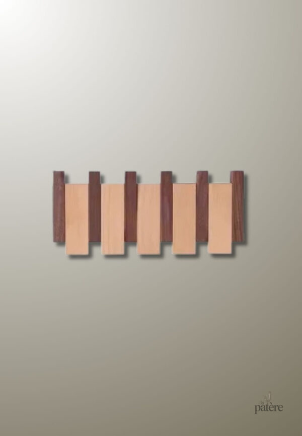 walnut-coat-racks-wall-hanging-wall-entry-door-porch-hang-yfo3rd-1 Porte manteau mural design en bois mixte avec 4 patères