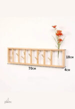 Porte manteau mural en bois Floral