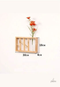 Porte manteau mural en bois Floral Petit