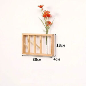 Porte manteau mural en bois Floral Petit