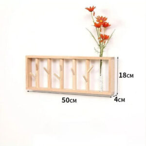 Porte manteau mural en bois Floral moyen