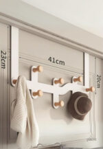 Porte manteau Labyrinthe Blanc à 8 points élégant