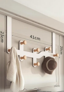 Porte manteau Labyrinthe Blanc à 8 points élégant