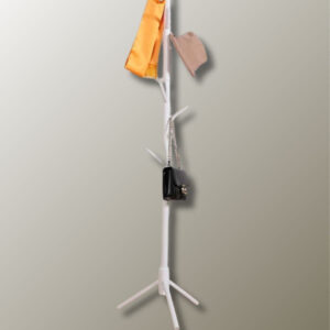 Porte manteau design arbre blanc avec support stable