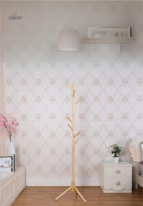 Porte manteau sur pied arbre tubé boisé élégant et pratique