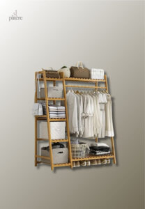 Porte-manteau chaussure en bois léger, design moderne et pratique