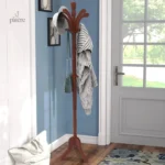 Porte manteau décoratif perroquet en bois